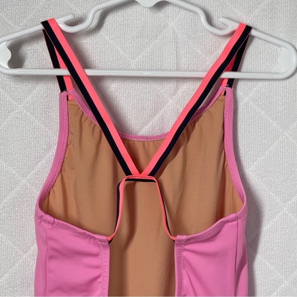 J.Crew Crewcuts Girls' contrast-strap one-piece swimsuit with UPF 50+ size 10 - Picture 7 of 11